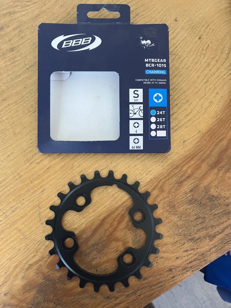 Převodník BBB BCR-101S MTBGear - 24T - pro 2X11