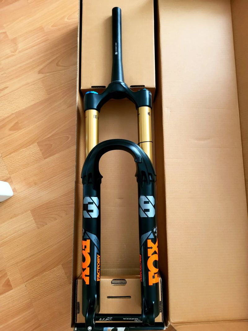 FOX Float 38 Factory Fit Grip2 VVC Evol Kashima 2025 29" Black/Orange