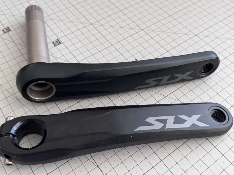 Shimano kliky SLX M7120, 175mm, sundané z nového kola