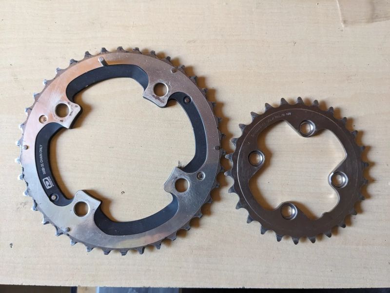 Převodníky XTR 980, 38-26, 2x10