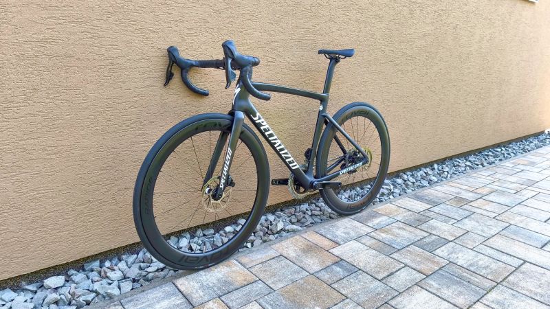 Specialized Tarmac SL7 Expert Rival eTAP AXS 2x12 Roval Rapide CL II Power Meter Quarq vel. 54