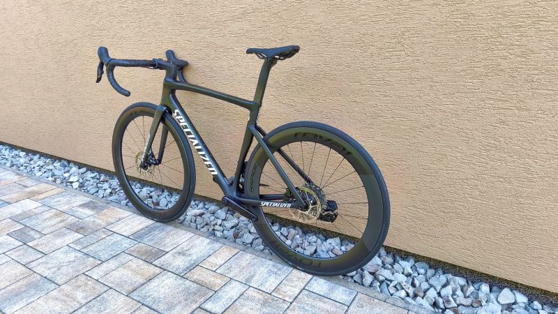 Specialized Tarmac SL7 Expert Rival eTAP AXS 2x12 Roval Rapide CL II Power Meter Quarq vel. 54
