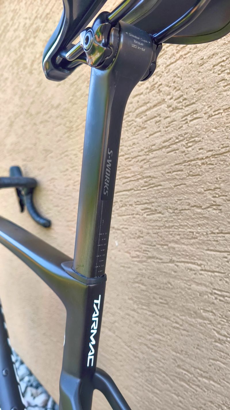Specialized Tarmac SL7 Expert Rival eTAP AXS 2x12 Roval Rapide CL II Power Meter Quarq vel. 54
