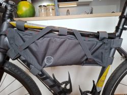 Bikepacking brašna Acepac roll frame bag L + drybag - 1x použito