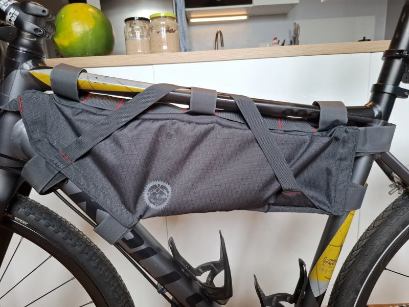 Bikepacking brašna Acepac roll frame bag L + drybag - 1x použito