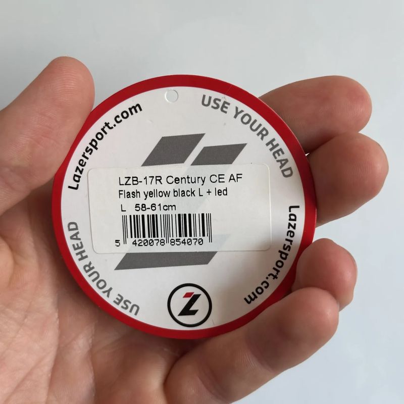 Cyklistická helma Lazer Century Mips + LED vel. L