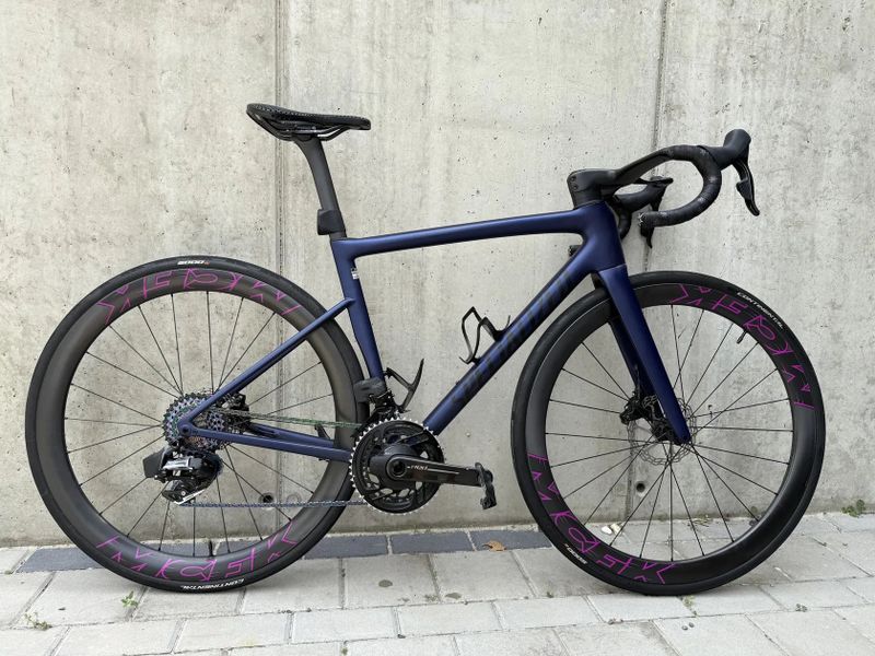 Specialized Tarmac SL8 Custom, MCFK kola, dual wattmetr, rainbow, váha 6,99 Kg, vel. 54