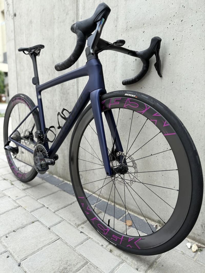 Specialized Tarmac SL8 Custom, MCFK kola, dual wattmetr, rainbow, váha 6,99 Kg, vel. 54
