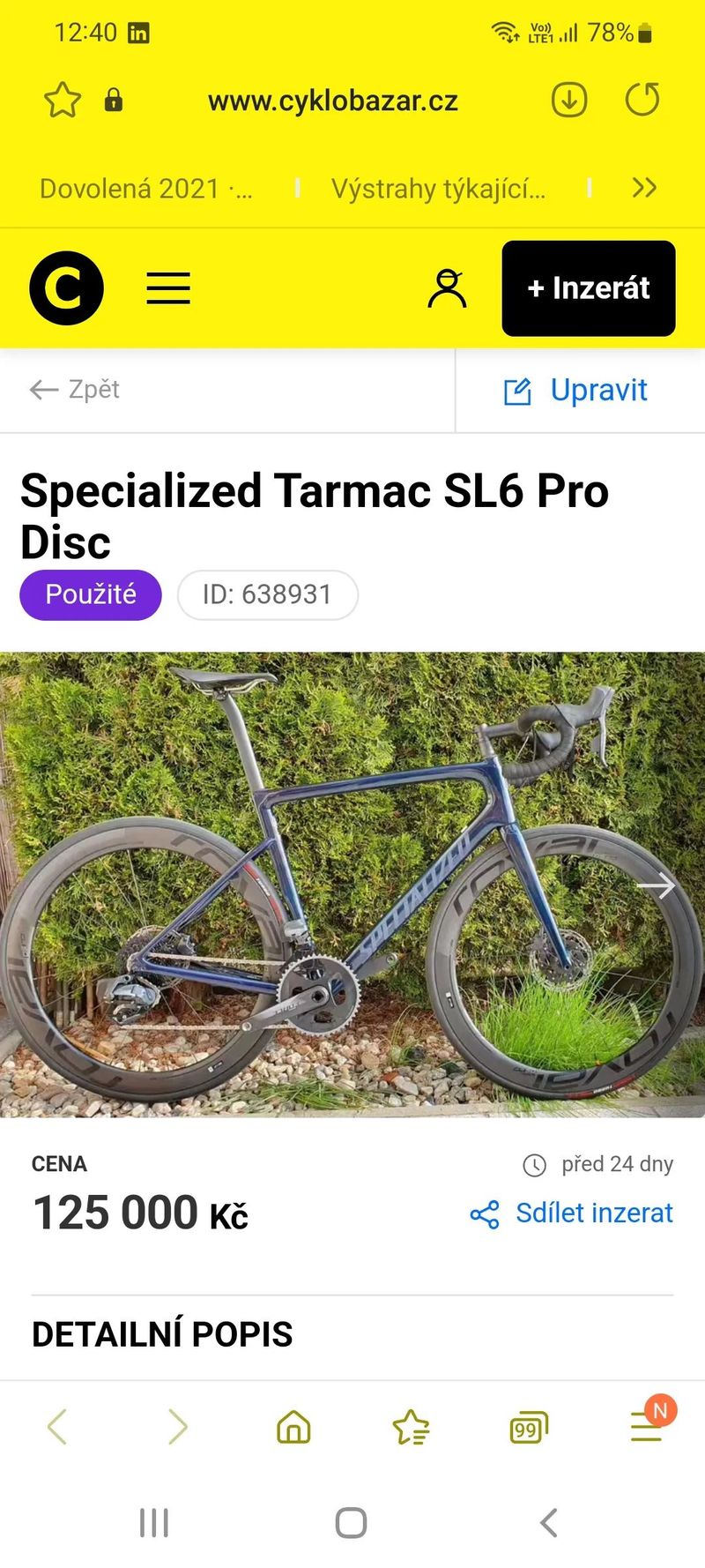 Prodám Sram Force eTAP AXS