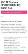 SR Suntour Epicon X1 - 1700g