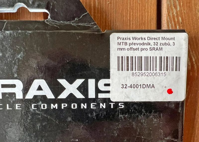 MTB karbonové kliky Praxis Works Girder 170 mm