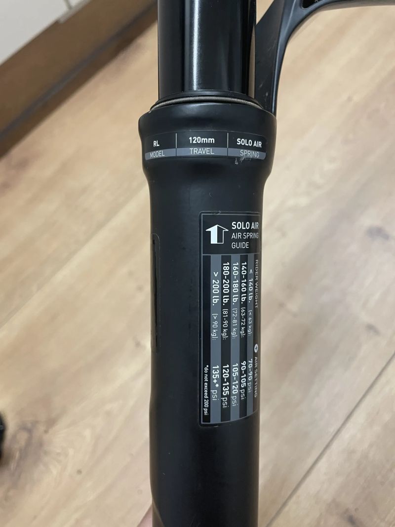 Vidlice RockShox Reba RL 120mm, 15x110mm