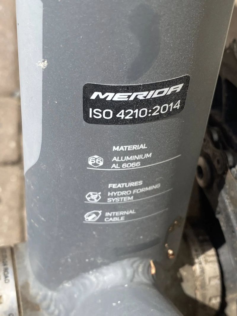 MERIDA SPEEDER 400 Matt Grey(Red) 2019 ram S-M
