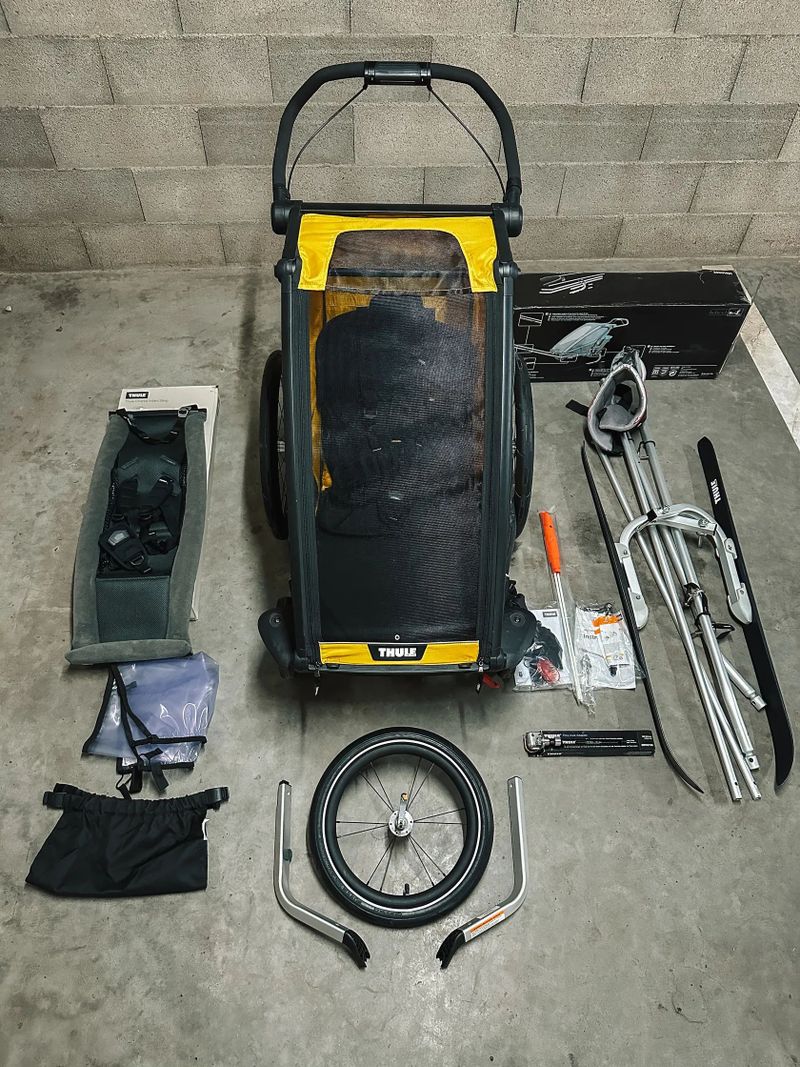 THULE Chariot Sport 1 (plná výbava, miminkovník, pevná osa)