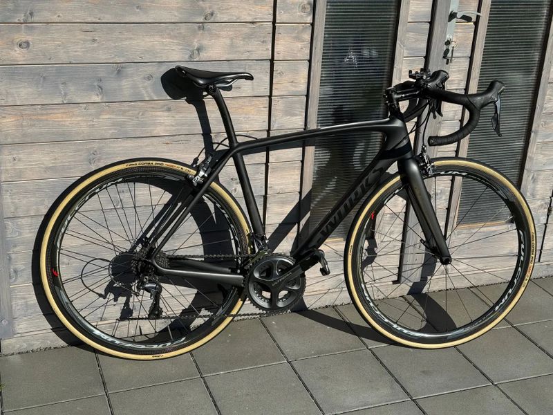 Specialized S-works Tarmac -fact 11r, kola karbonová kola Fulcrum