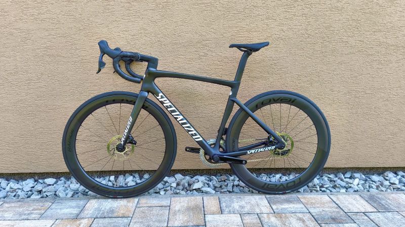 Specialized Tarmac SL7 Expert Rival eTAP AXS 2x12 Roval Rapide CL II Power Meter Quarq vel. 54