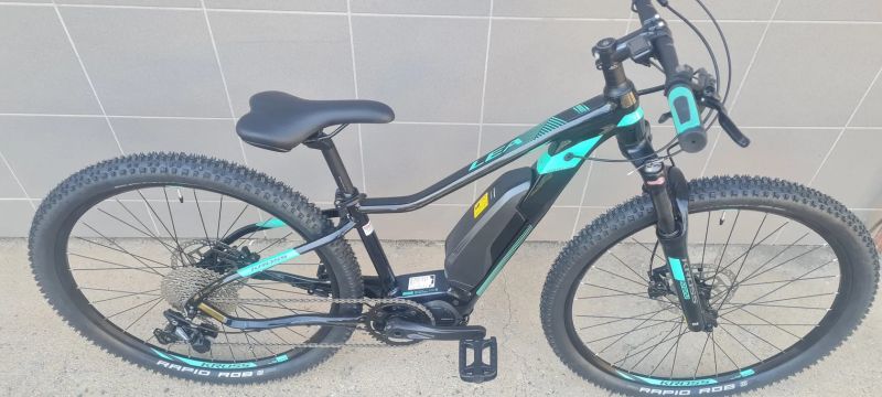 Elektrokolo Kross Lea Boost 1.0 27,5" (Black/Graphite/Turquoise glossy) ....13"