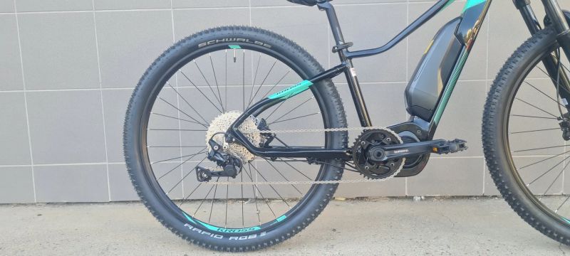 Elektrokolo Kross Lea Boost 1.0 27,5" (Black/Graphite/Turquoise glossy) ....13"