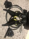 Řadicí a brzdové páky Shimano Ultegra, ST-R8020, 2x11, hydraulické, hadice a třmeny BR-R8070, NOVÉ