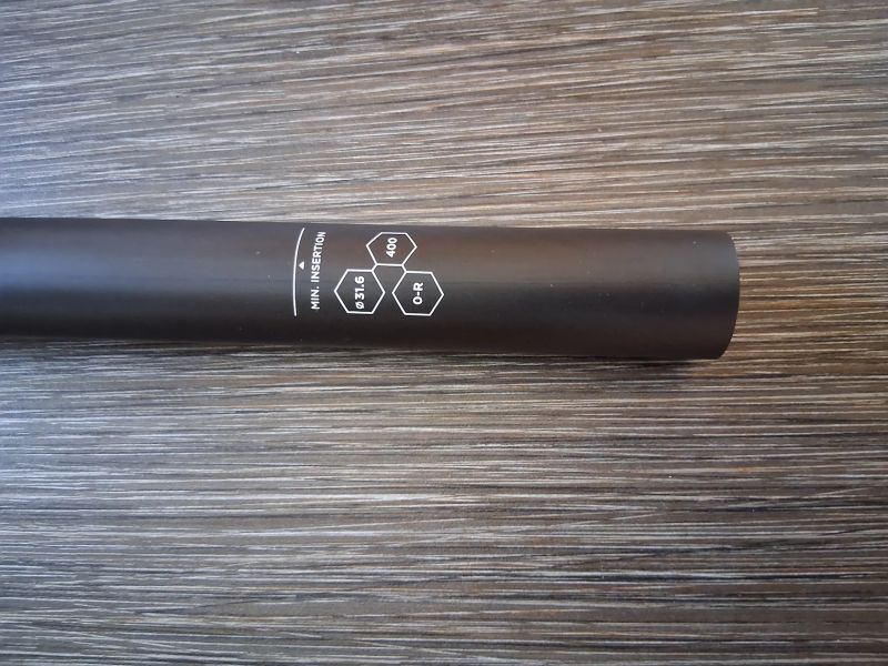 Sedlovka OnOff 31,6mm 400mm