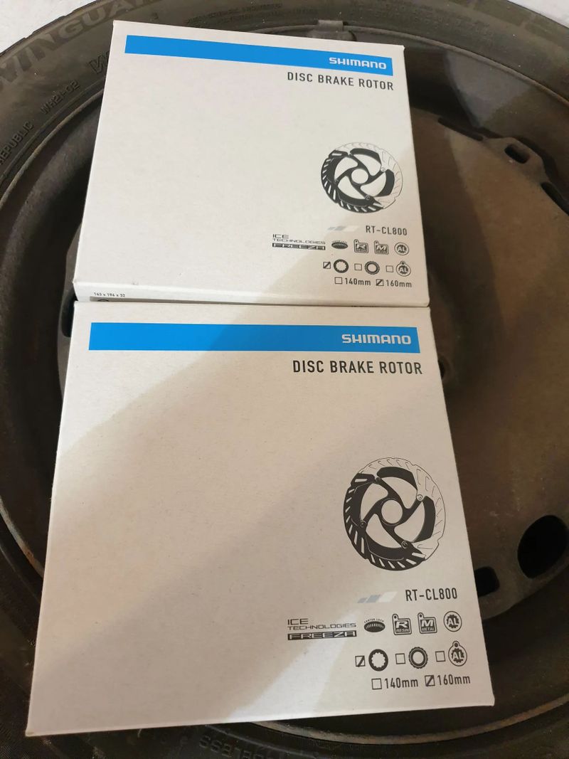 2x kotouc (cena za oba) RT-CL800 160 mm Centerlock - cena za oba