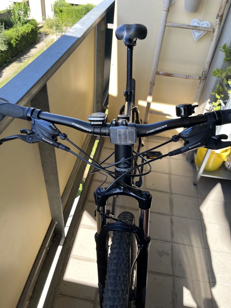 Horské kolo MERIDA Big.Nine 40-D matt black (grey) - XL