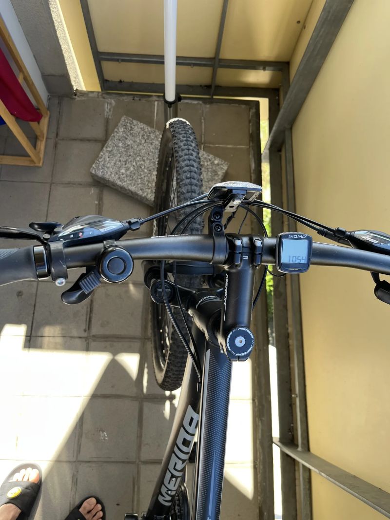 Horské kolo MERIDA Big.Nine 40-D matt black (grey) - XL