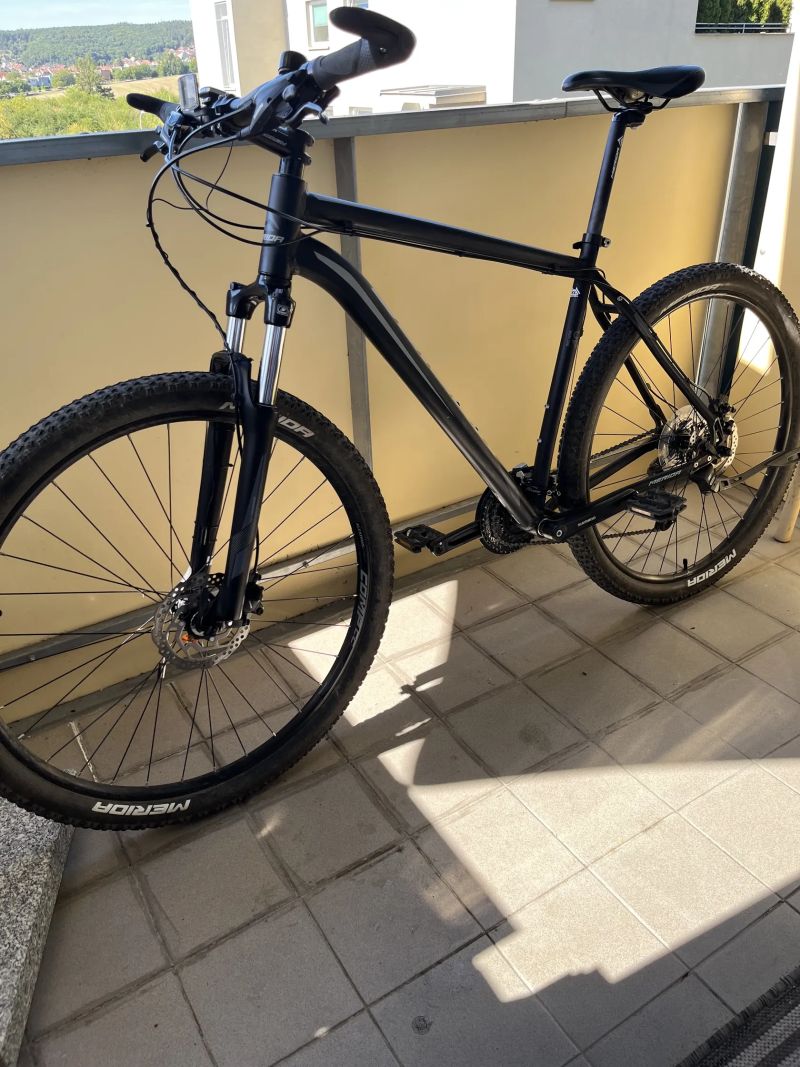 Horské kolo MERIDA Big.Nine 40-D matt black (grey) - XL
