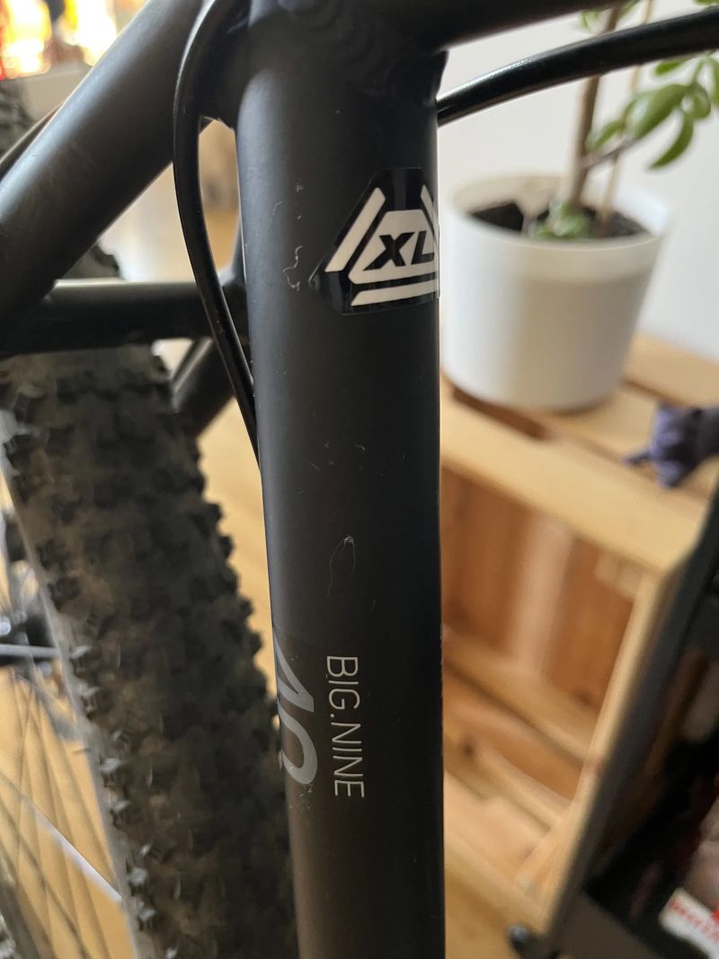 Horské kolo MERIDA Big.Nine 40-D matt black (grey) - XL