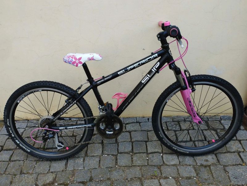 dětské MTB kolo Superior Cadet 24, pro děti s výškou 115-155cm+dárek