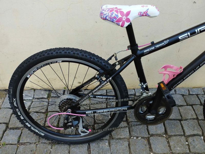 dětské MTB kolo Superior Cadet 24, pro děti s výškou 115-155cm+dárek