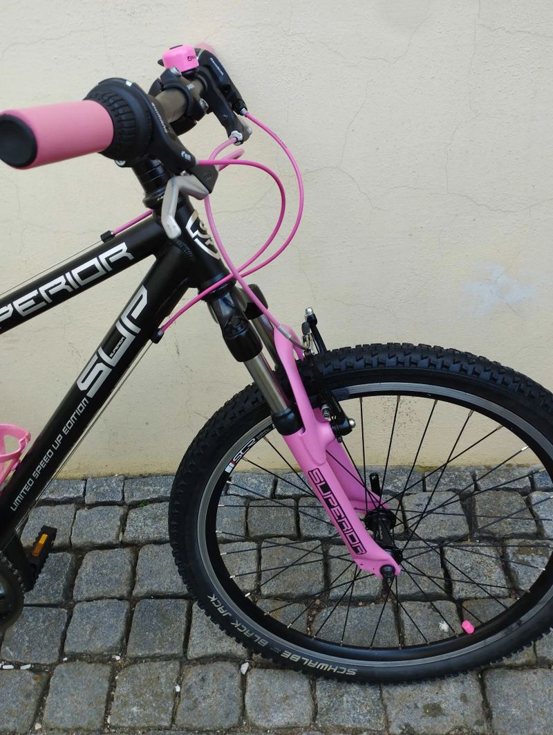dětské MTB kolo Superior Cadet 24, pro děti s výškou 115-155cm+dárek