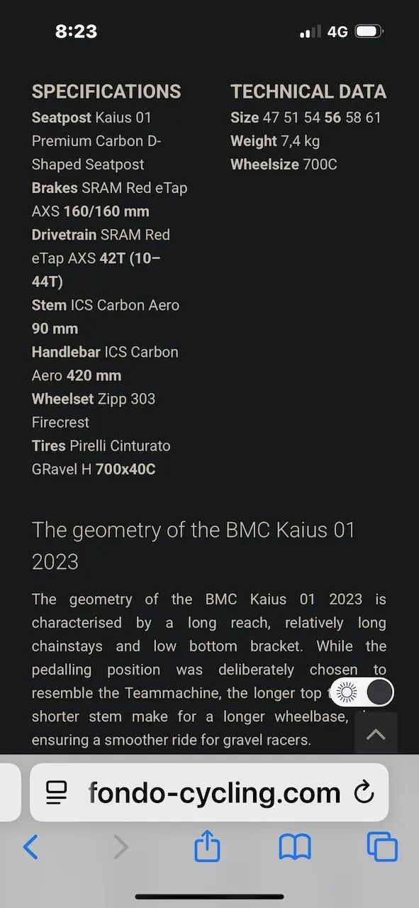 BMC Kaius 01