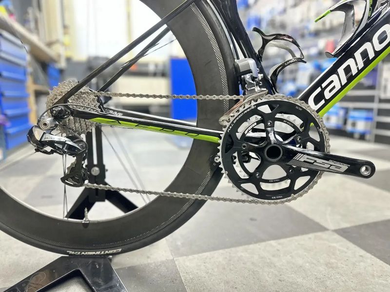 Cannondale Slice, Dura-Ace Di2, wattmetr Garmin Vector 3 dual, vel. 57