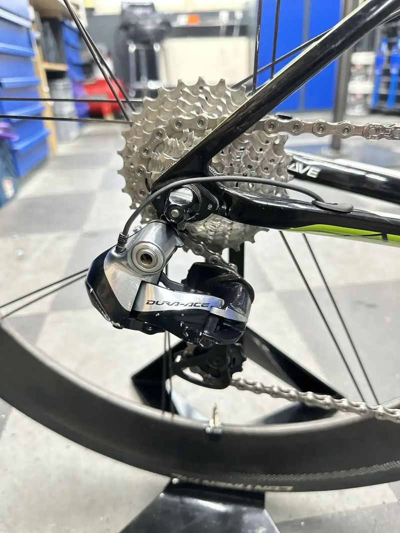 Cannondale Slice, Dura-Ace Di2, wattmetr Garmin Vector 3 dual, vel. 57