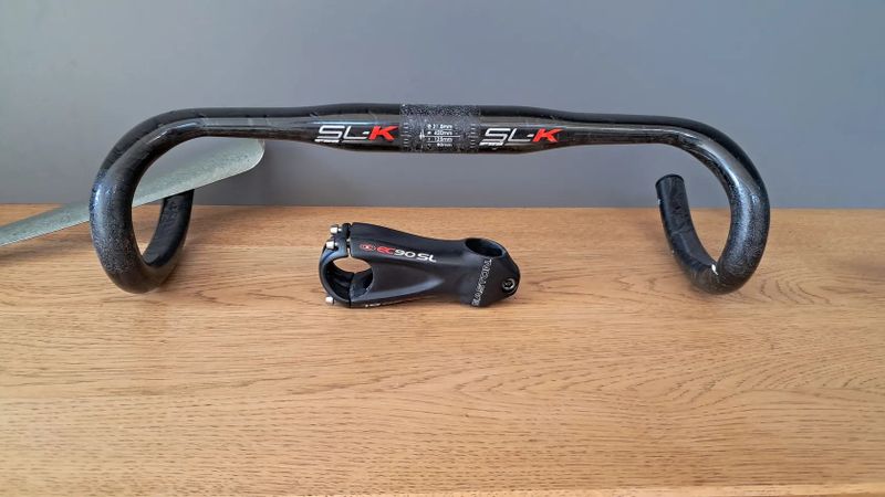 silniční karbonový řidítka FSA SL-K 420mm