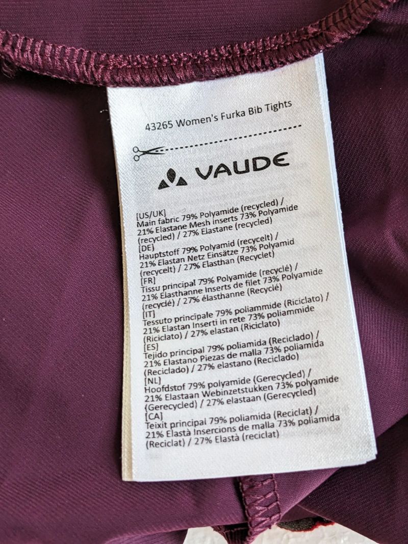 Vaude Furka Bib dámské cyklistické kalhoty