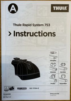 Patky THULE Rapid System 753