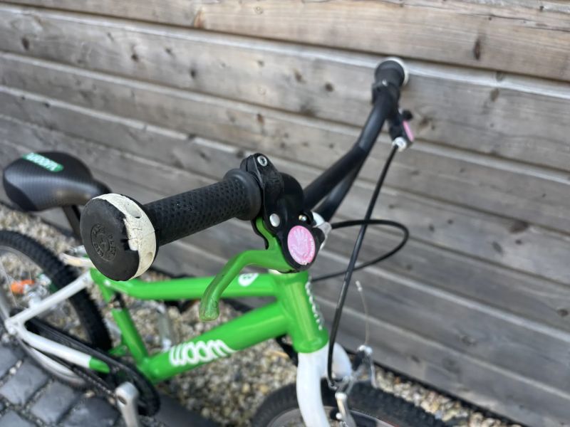Dětské kolo Woom 3 (16”) zelené
