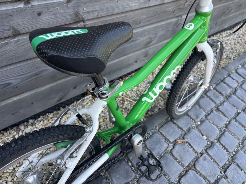 Dětské kolo Woom 3 (16”) zelené