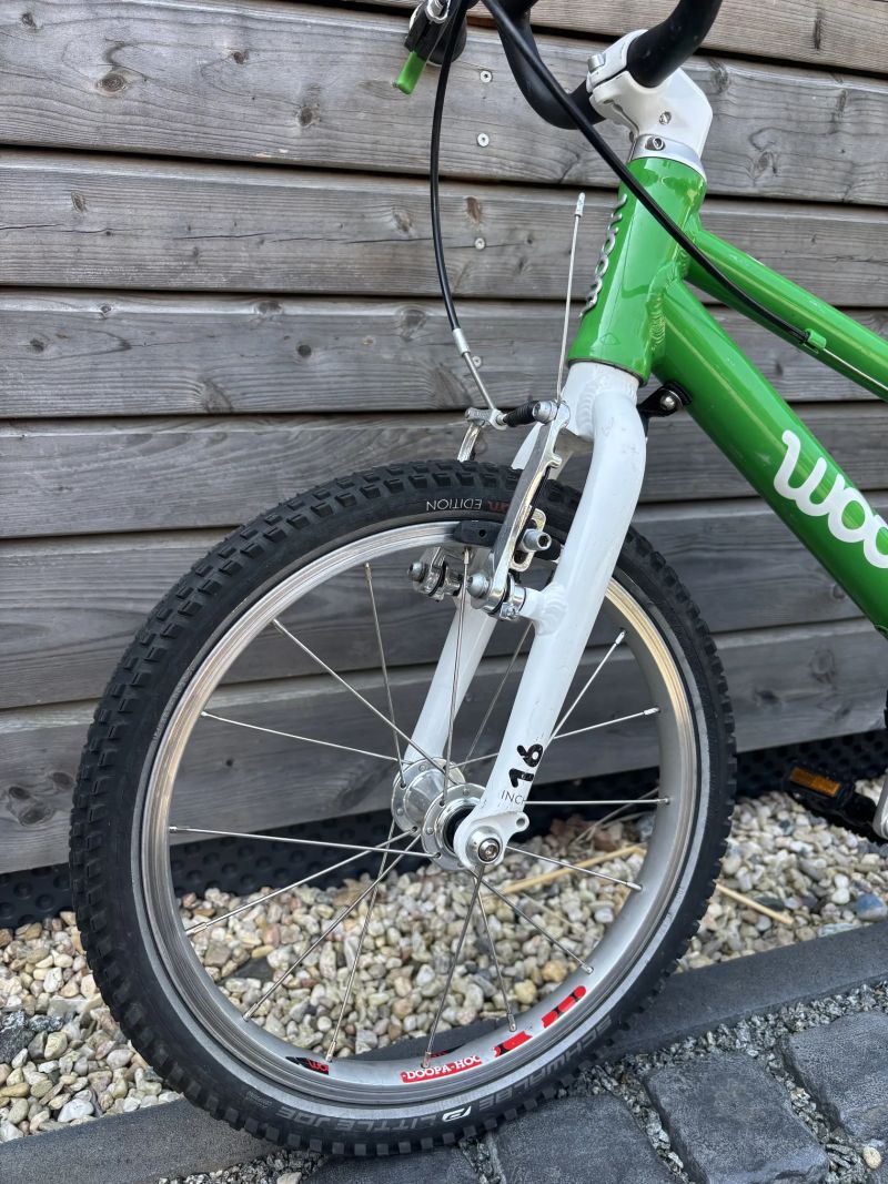 Dětské kolo Woom 3 (16”) zelené