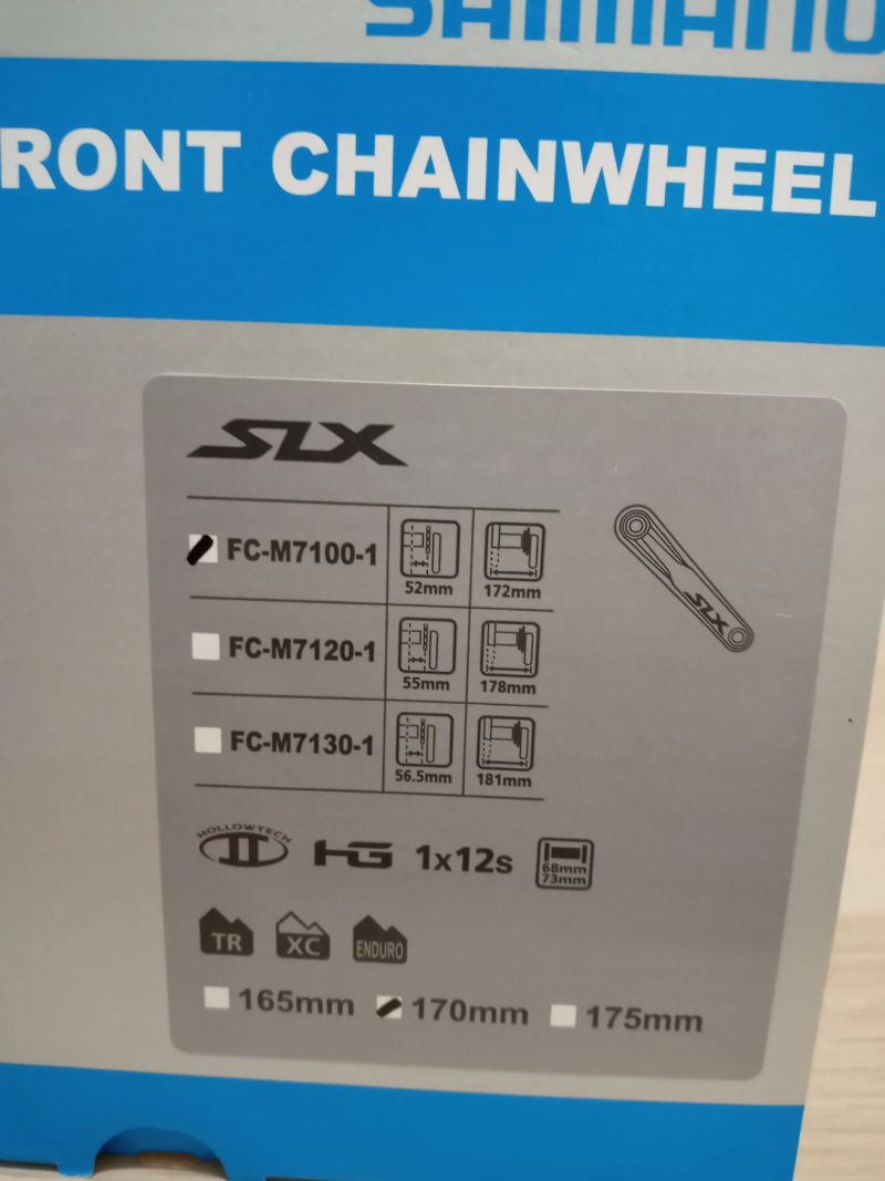 Kliky Shimano SLX NOVÉ 