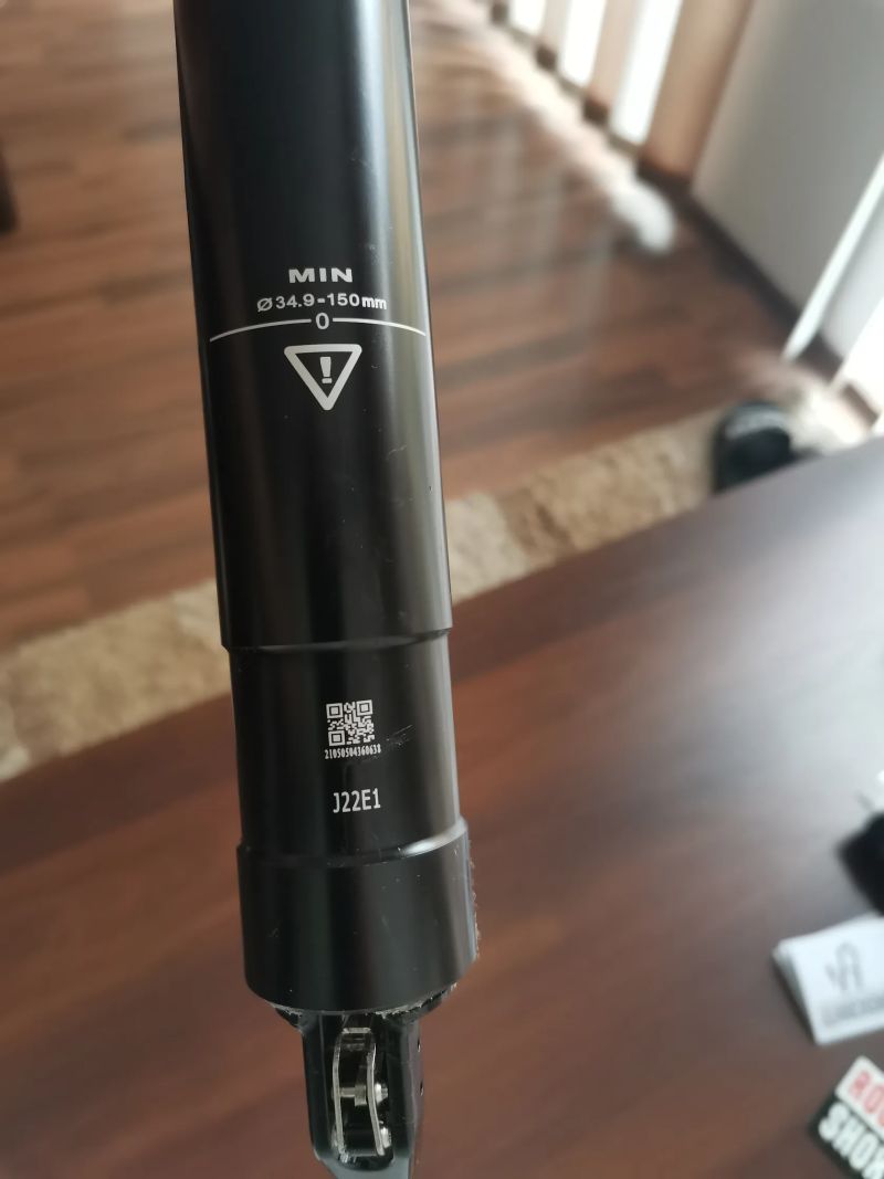 Teleskopická sedlovka 150mm 34.9 