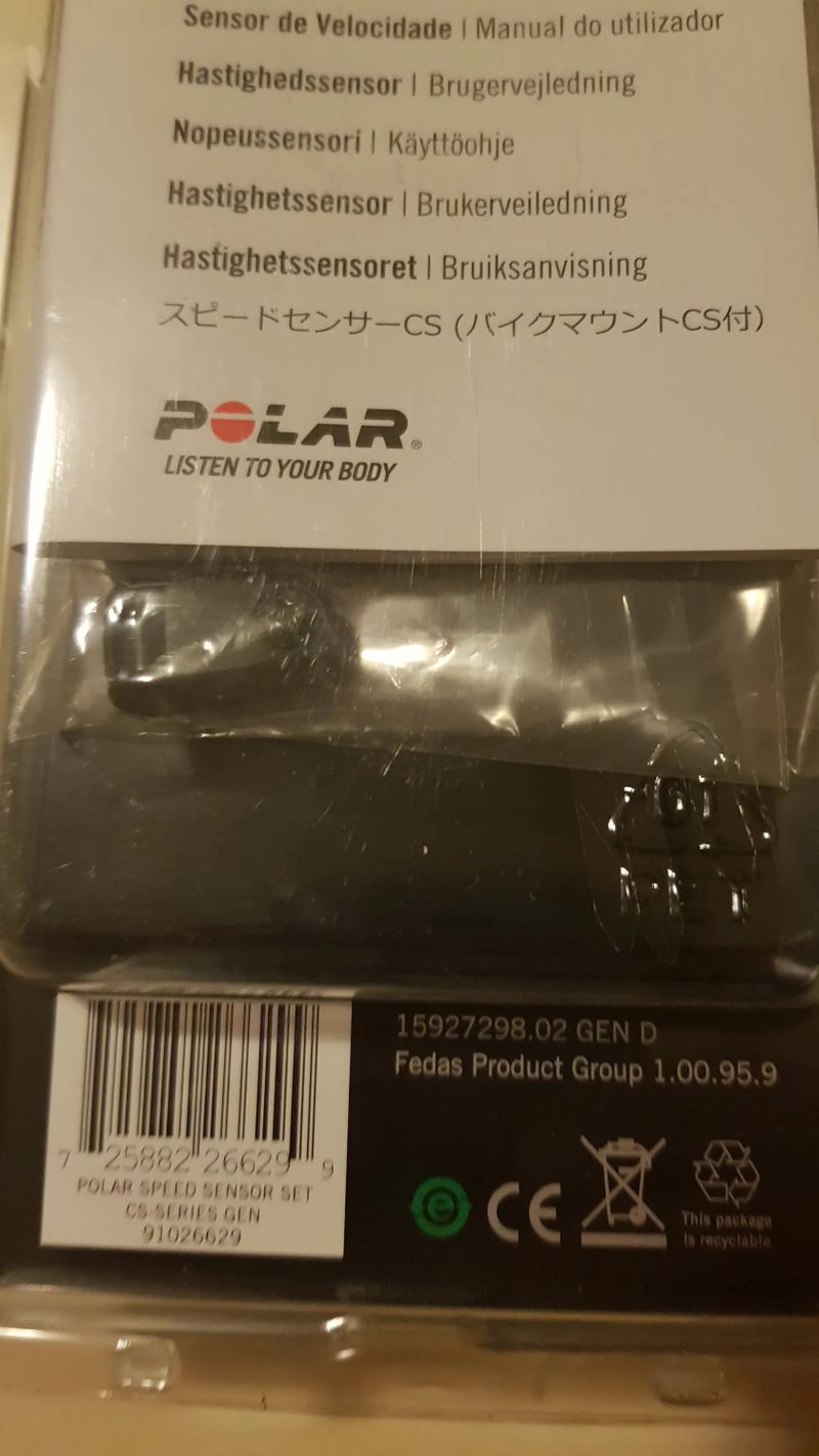 Snímač rychlosti nový Polar ANT+