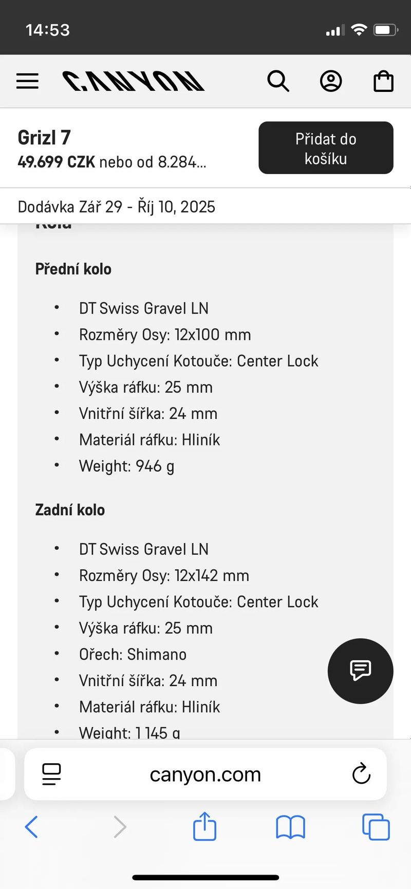 Gravel kola DT Swiss