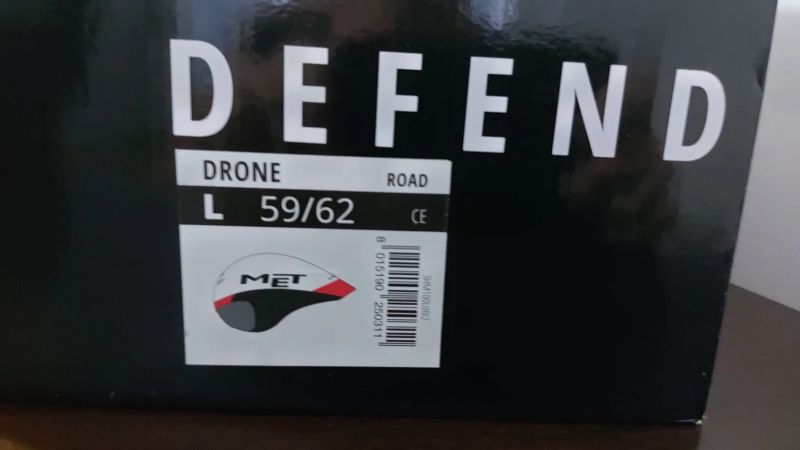 Prodám přilbu MET DRONE Wide body L (TT , časovka, triatlon)