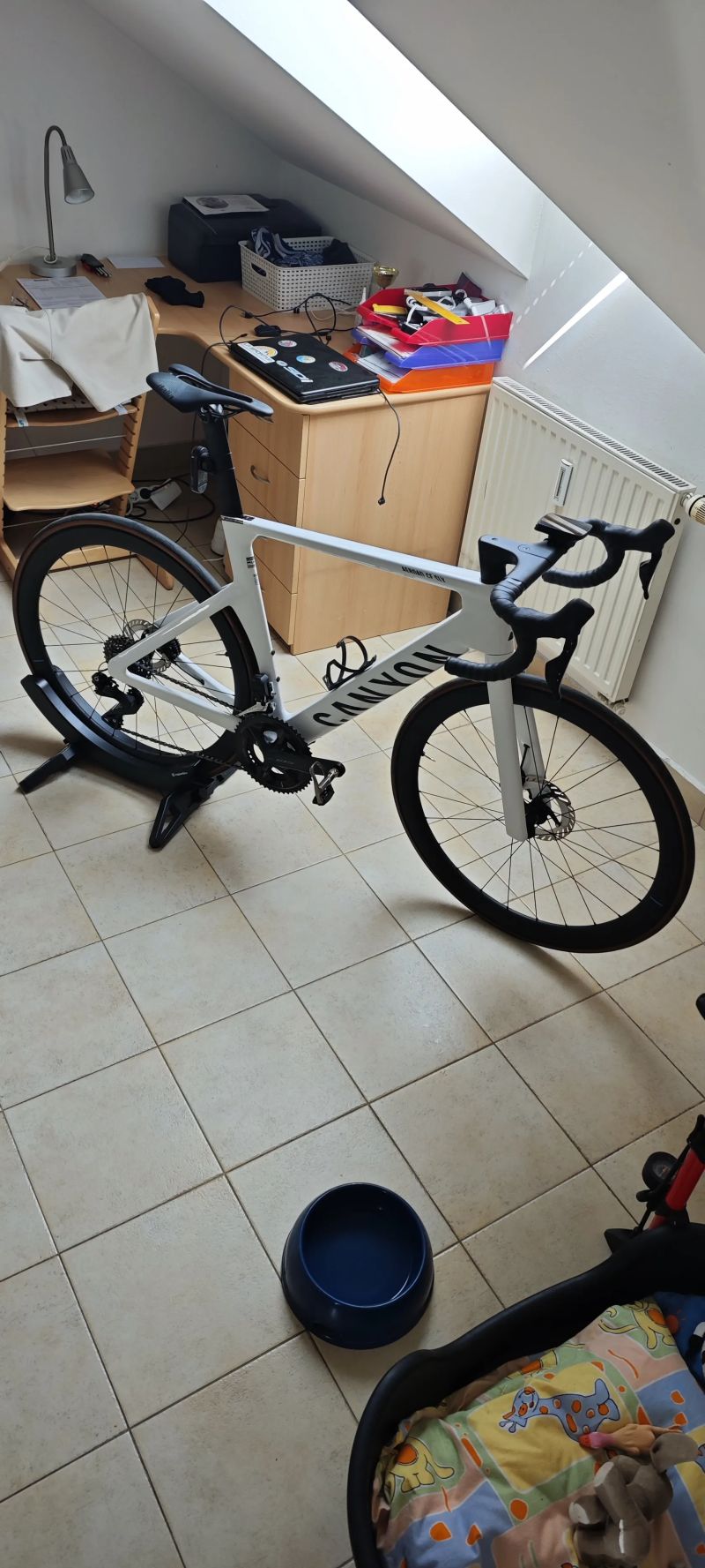 Canyon Aeroad CF SLX 7 Di2 , WATTMETR 