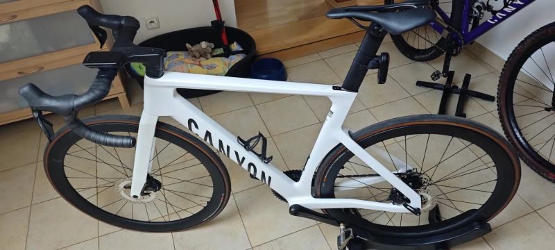 Canyon Aeroad CF SLX 7 Di2 , WATTMETR 