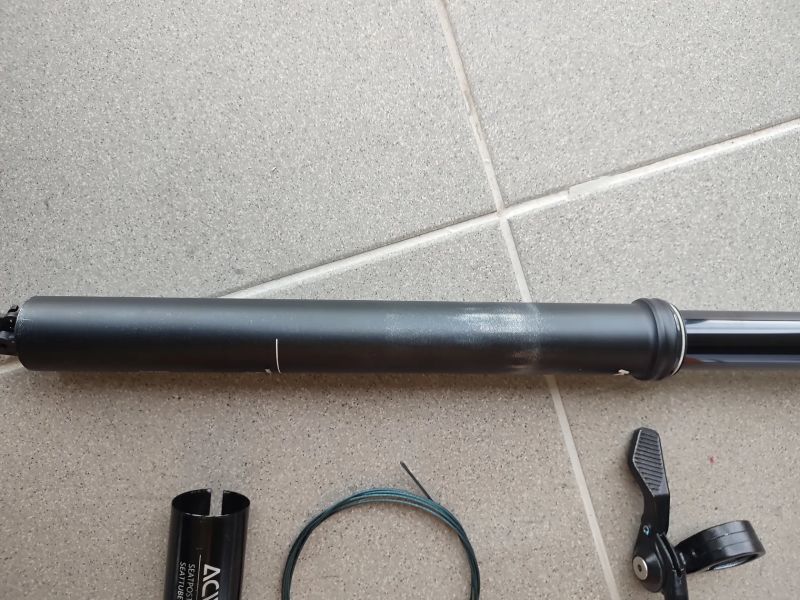 Tel. sedlovka KLS 30,9/170mm,redukcia na 31,6 + packeta Zdarma