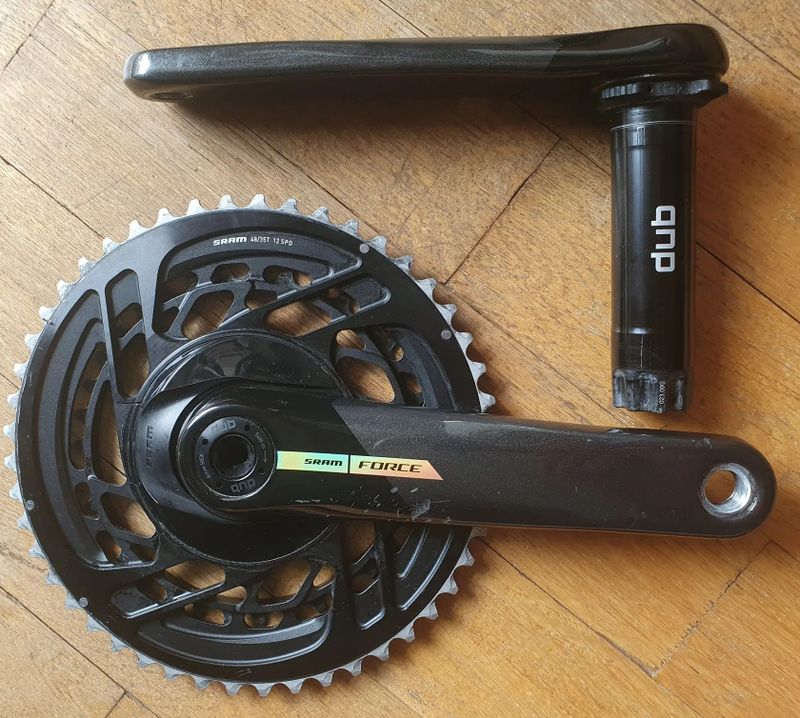 Silniční kliky Sram Force carbon D2, 172.5mm, 48/35, DUB, záruka